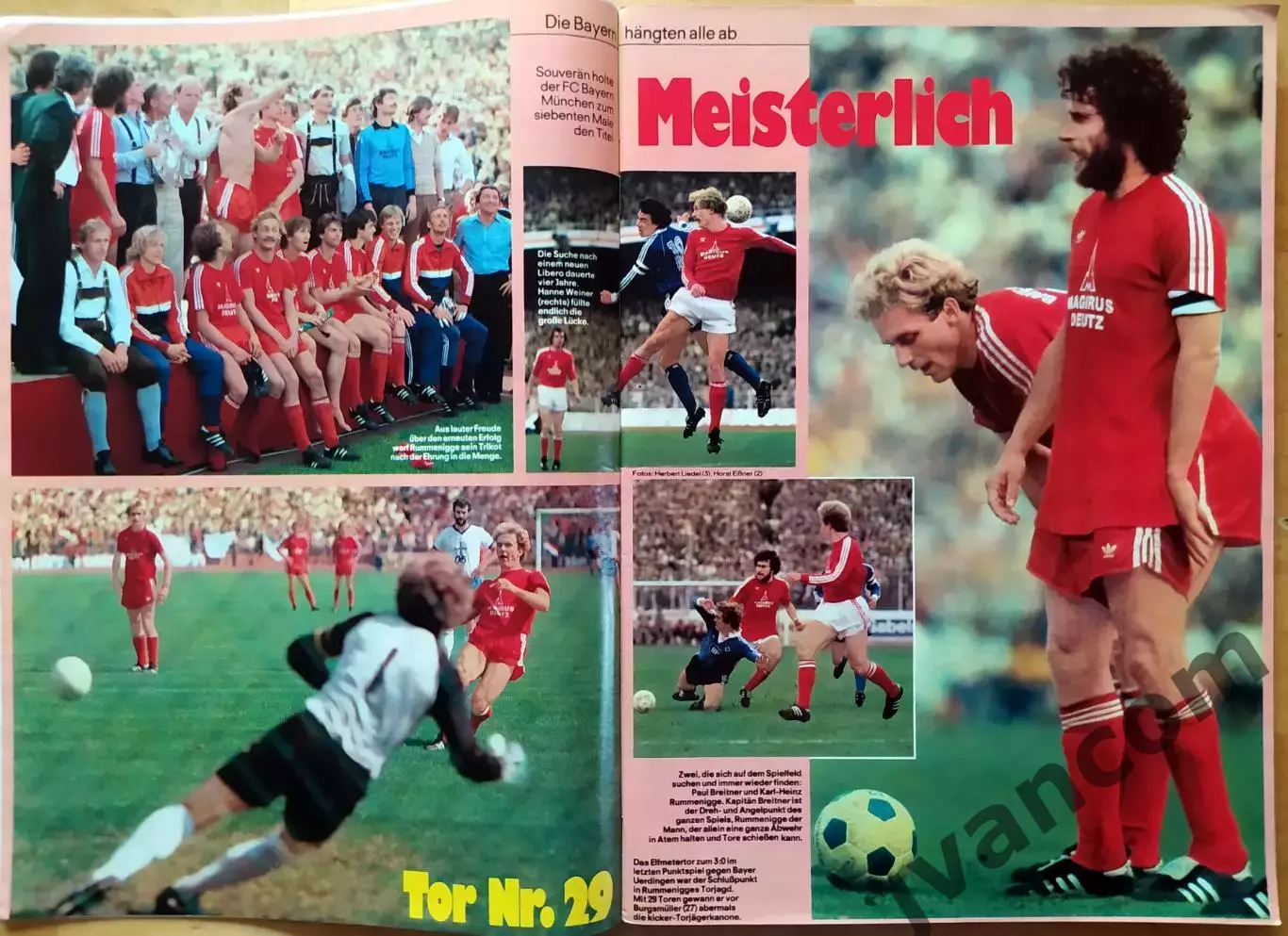 KICKER SONDERHEFT. Чемпионат Германии по футболу. Превью сезона 1981-1982. 1