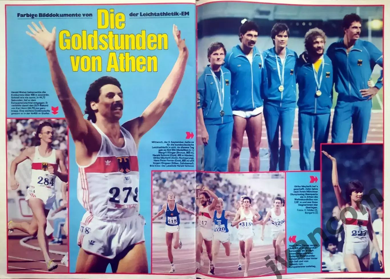 KICKER SPORTMAGAZIN №78/39 за 1982 год. Футбол, Бундеслига, Гандбол и Атлетика 5