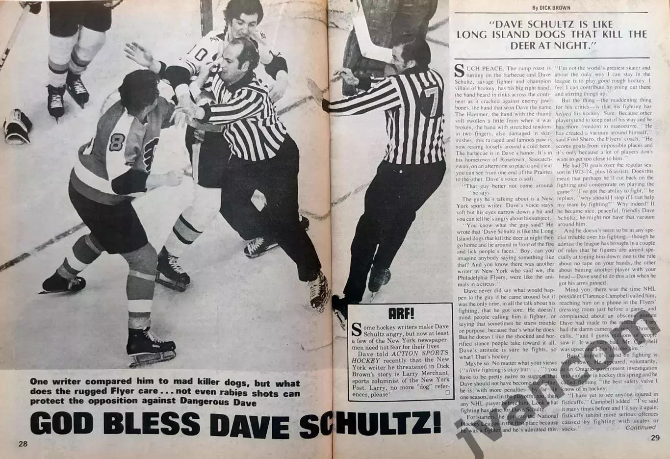 НХЛ - ACTION SPORTS HOCKEY №2 за Февраль 1975 года. 3