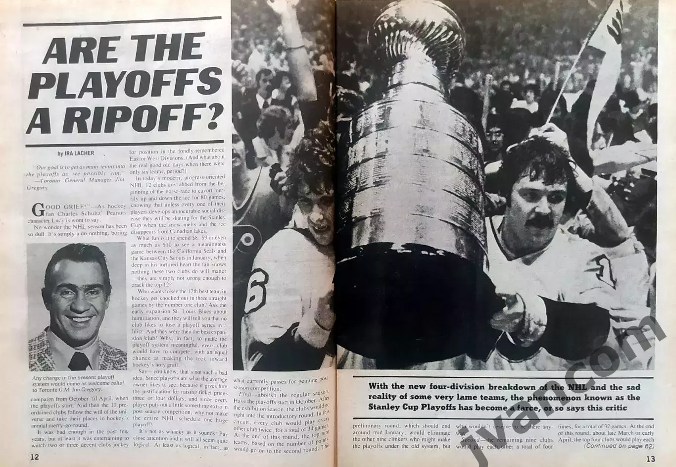 НХЛ - ACTION SPORTS HOCKEY №4 за Апрель 1975 года. 2