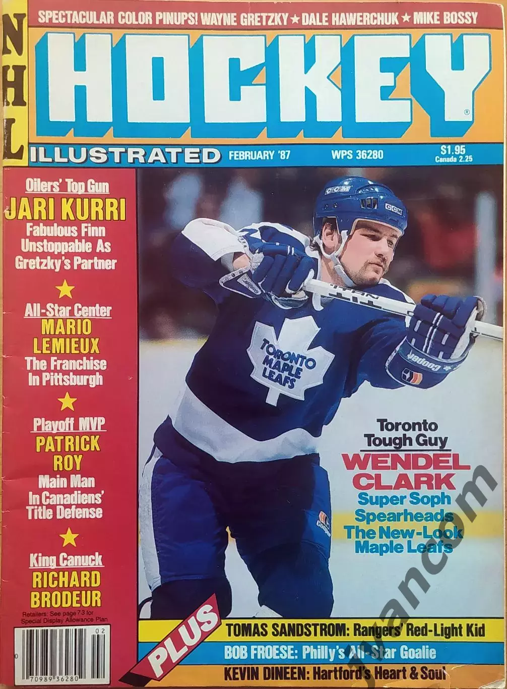 НХЛ - NHL HOCKEY ILLUSTRATED / НХЛ ХОККЕЙ В КАРТИНКАХ за Февраль 1987 года.