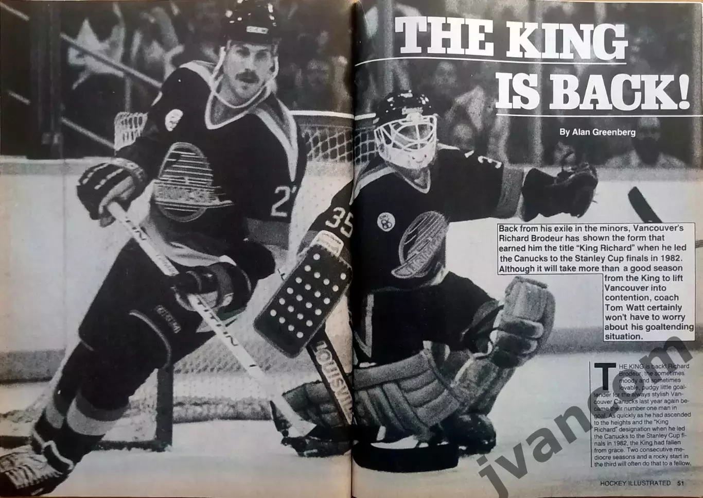 НХЛ - NHL HOCKEY ILLUSTRATED / НХЛ ХОККЕЙ В КАРТИНКАХ за Февраль 1987 года. 5