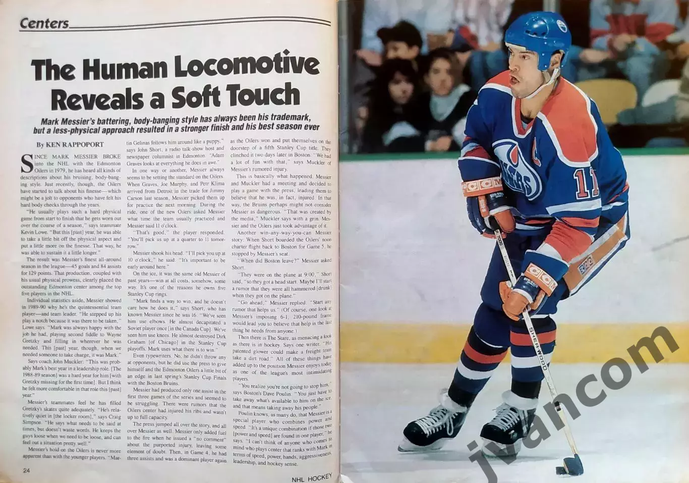 НХЛ - NHL HOCKEY 1990-91 YEARBOOK. Ежегодник. Рейтинг лучших игроков НХЛ. 4