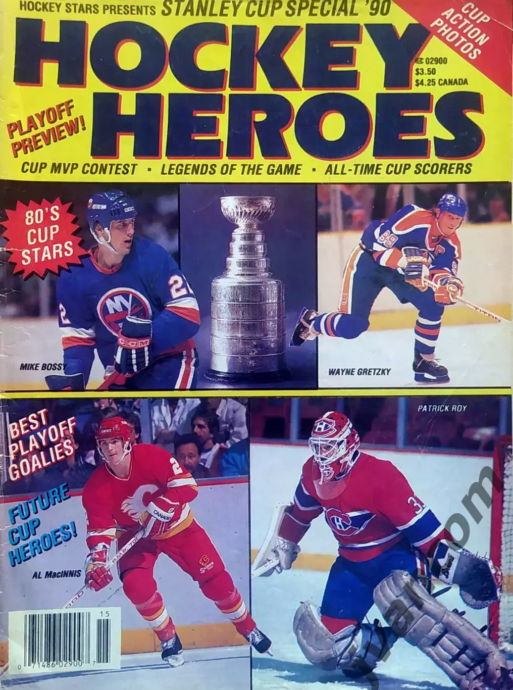 НХЛ - HOCKEY HEROES / ХОККЕЙНЫЕ ГЕРОИ №3 за 1990 год.