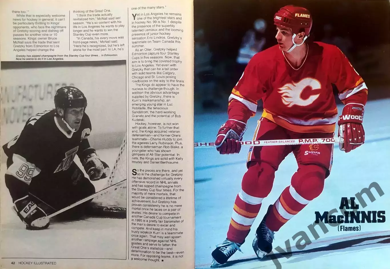 НХЛ - NHL HOCKEY ILLUSTRATED / НХЛ ХОККЕЙ В КАРТИНКАХ за Февраль 1992 года. 4