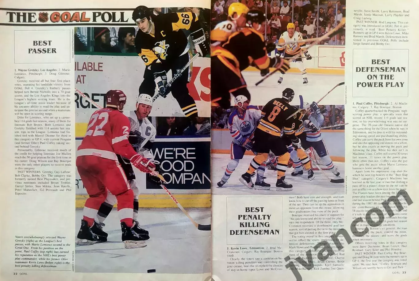 НХЛ - GOAL - журнал Национальной Хоккейной Лиги, Выпуск №9 за 1990 год. 7