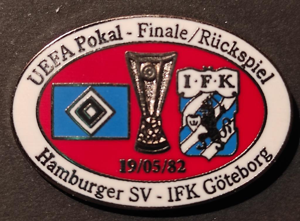 ФК Гамбург - Финалист Кубка УЕФА 1982 года. Эмаль.