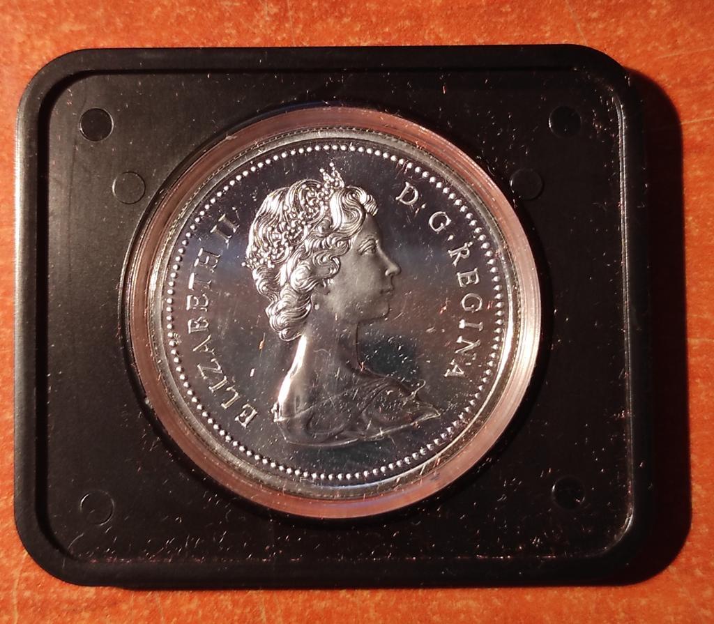 Канада 1974 год. 1 доллар Канады. 100 лет городу Ванкувер. В сувенирной упаковке 1