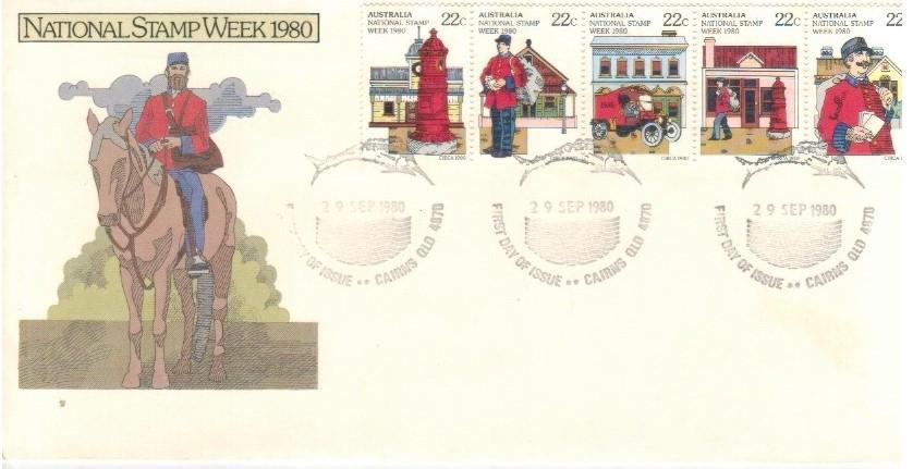 Австралия 1980 год. КПД Австралийская неделя почтовой марки