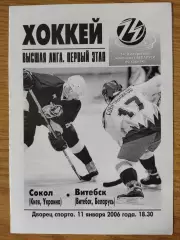 Сокол Киев - Витебск Беларусь 11.01.2006