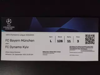 Бавария Мюнхен - Динамо Киев 29.09.2021