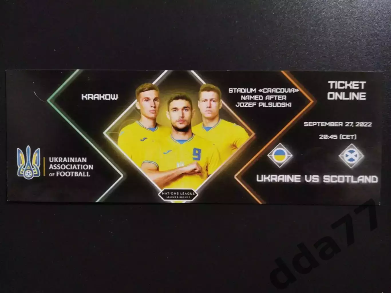 Украина - Шотландия 27.09.2023