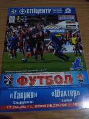 Таврия Симферополь - Шахтер Донецк 15.10.2011