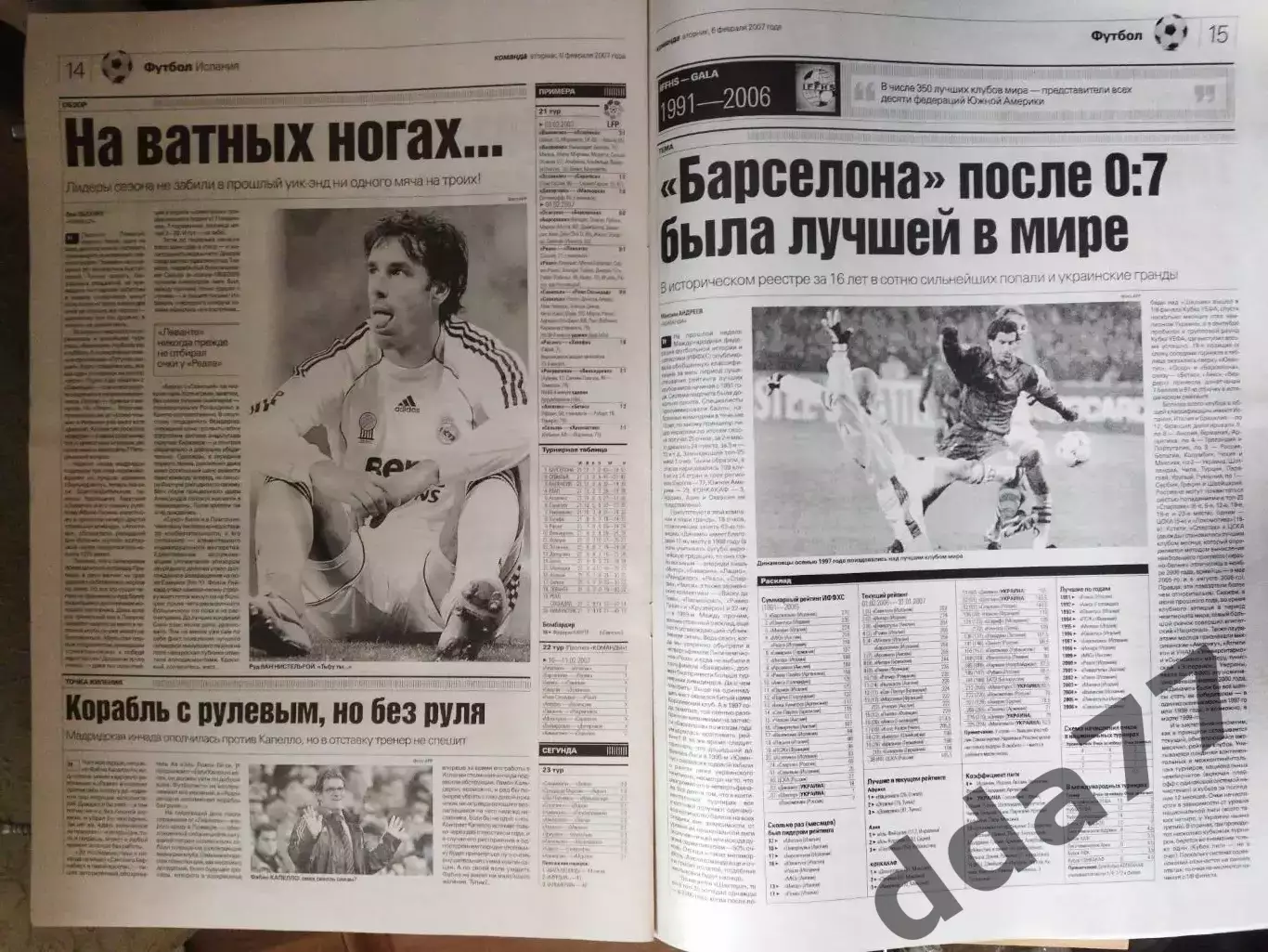 газета Команда №23 6.02.2007. 2