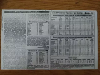 копия , постскриптум матча Шахтер Донецк - Днепр Днепропетровск 20.07.1999