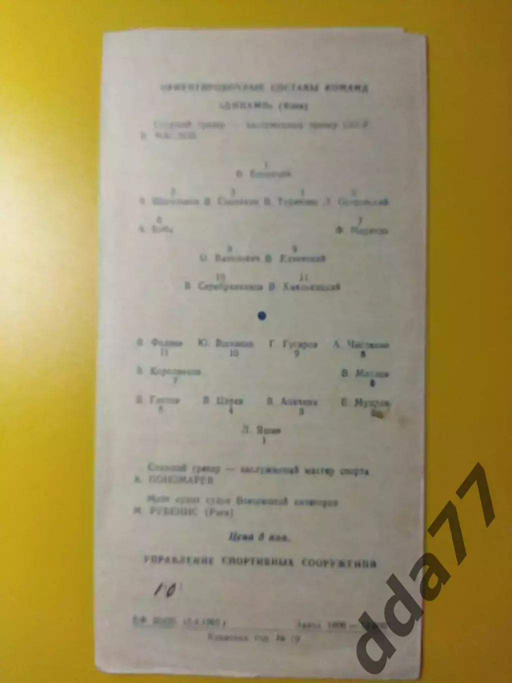 Динамо Киев - Динамо Москва 15.04.1965 1