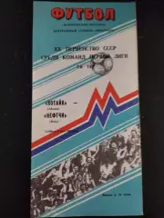 (977) Игра в ЗапорожьеКотайк Абовян - Нефтчи Баку 6.05.1989