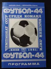 (1055) Динамо Киев - Черноморец Одесса 23.04.1981