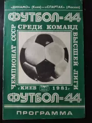 (1063) Динамо Киев - Спартак Москва 14.06.1981