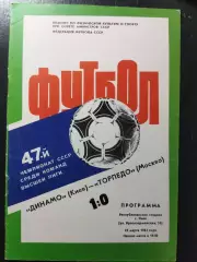 (1185) Динамо Киев - Торпедо Москва 22.03.1984