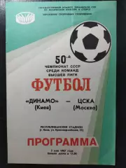 (1422) Динамо Киев - ЦСКА Москва 2.05.1987