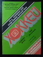 (4317) Сокол Киев - СКА Ленинград 24.11.1984