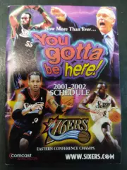 баскетбол, расписание игр Филадельфия. 2001-2002 SCHEDULE 76ers.