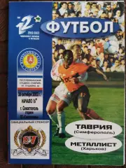 (7754) Таврия Симферополь - Металлист Харьков 26.10.2002
