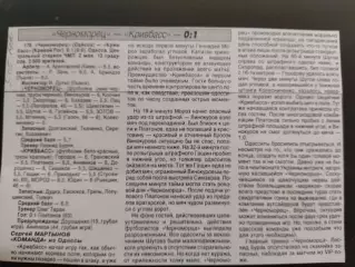 копия ,(7750) Черноморец Одесса - Кривбасс Кривой Рог 2.05.1998