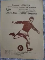 (7850) Алга Фрунзе- Таврия Симферополь2.05.1975