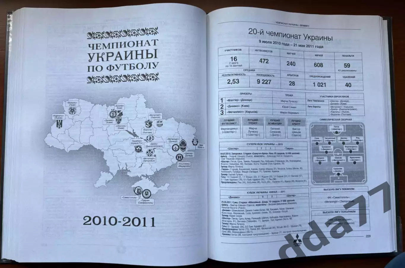 (К2) Колекція книг «Чемпіонат України з футболу» у 5 томах 1992-2011 роки 2