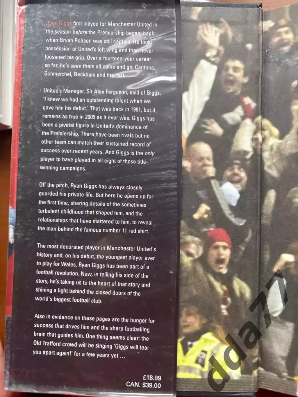 (К21) Книга Автобіографія Раяна Гіггза «Giggs: The Autobiography» (London, 2005) 2