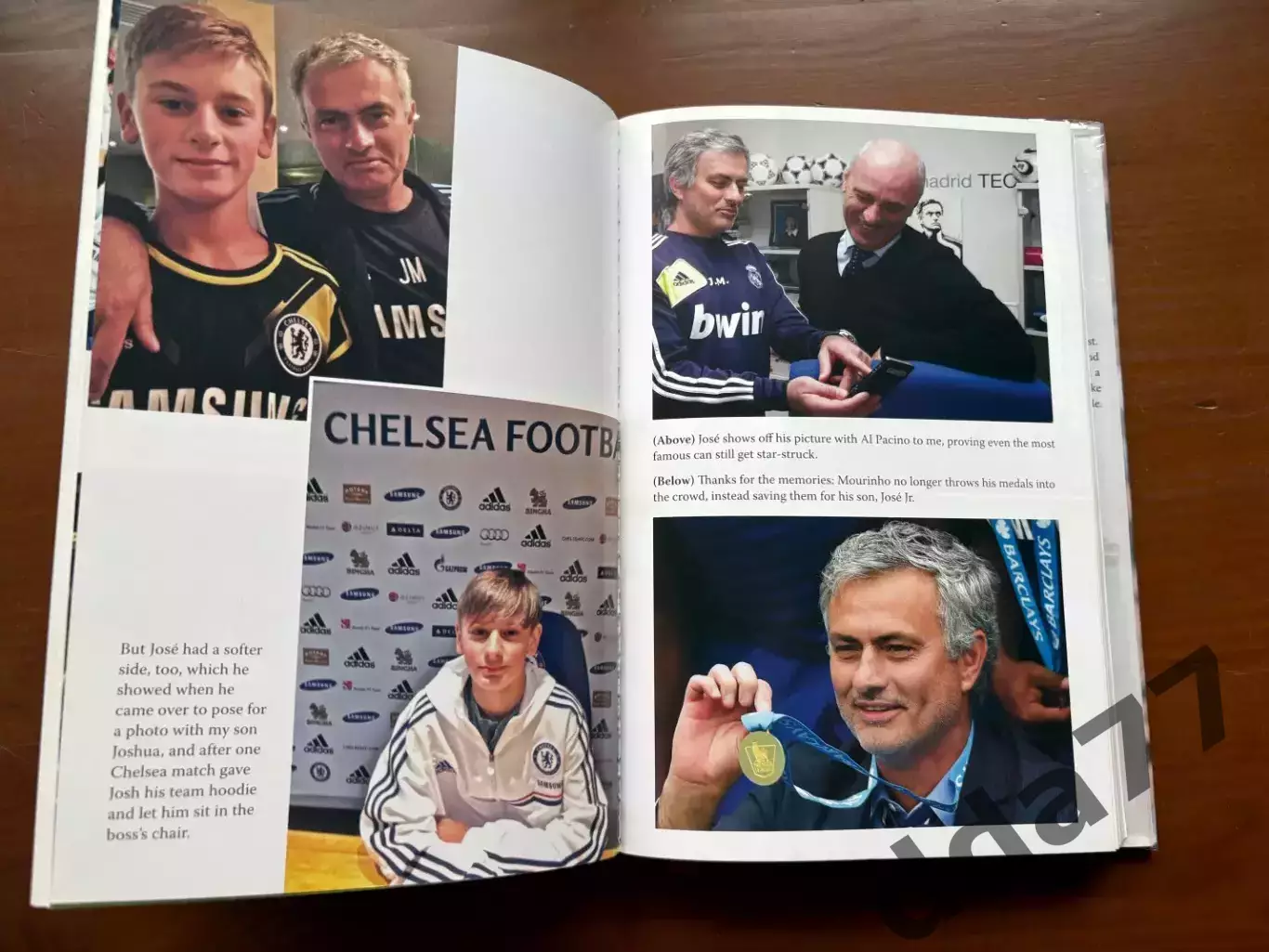 (К22) Книга Біографія Жозе Моурінью «Jose Mourinho: Up Close and Personal» 2016 5