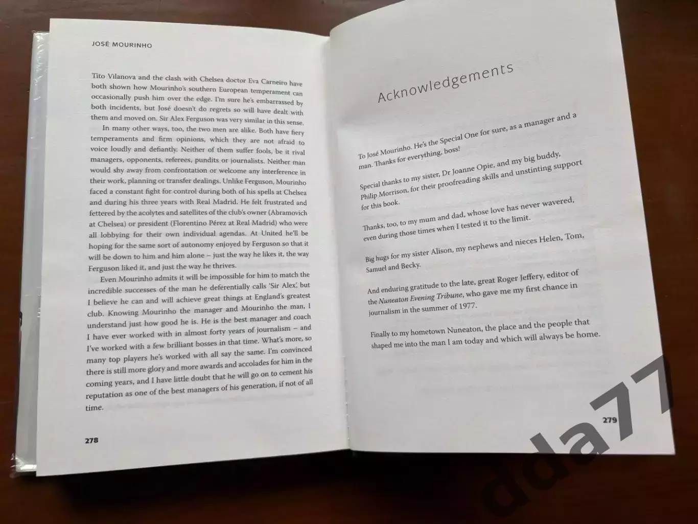 (К22) Книга Біографія Жозе Моурінью «Jose Mourinho: Up Close and Personal» 2016 6