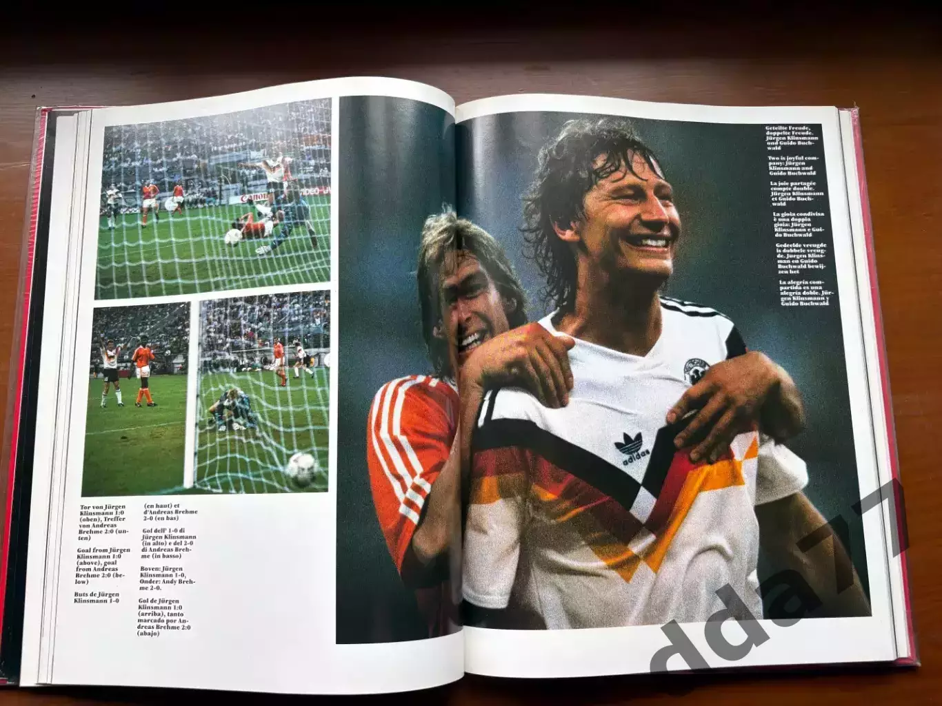 (К41) Книга Офіційний фотоальбом «Italia World Cup 90» з автографом В. Веремєєва 4