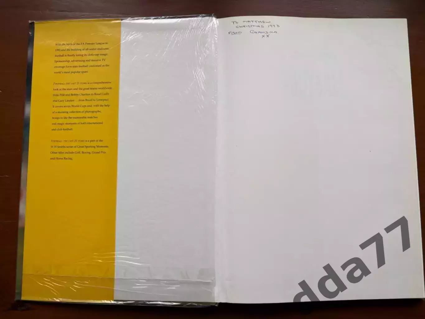 (К42) Книга Історія футболу «Football: The Last 25 Years» (London, 1992) 2