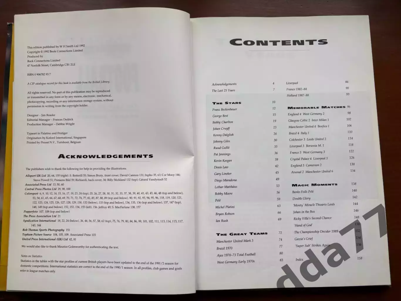 (К42) Книга Історія футболу «Football: The Last 25 Years» (London, 1992) 4