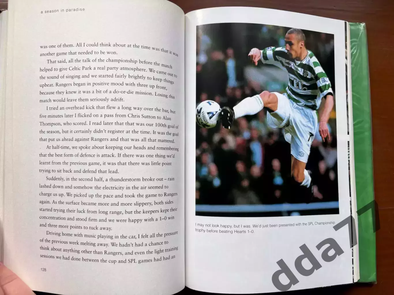 (К50) Книга Щоденник Хенріка Ларссона «Henrik Larsson: A Season in Paradise» 5