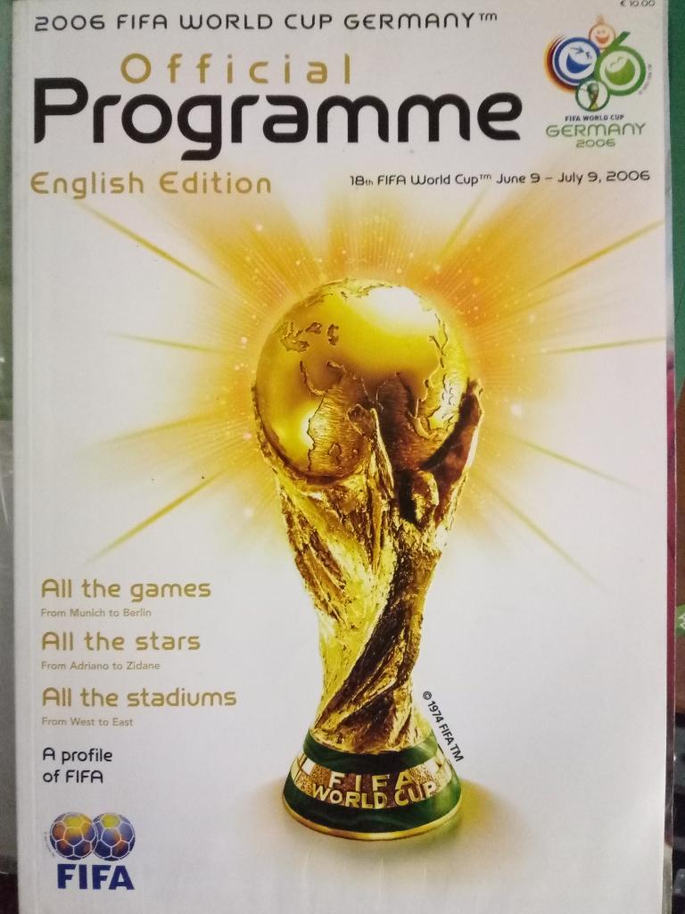 Чемпионат Мира 2006.Германия .Общая на английском языке