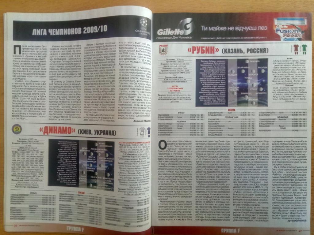 Спецвыпуск еженедельника Футбол,Еврокубки #6,2009, Постеры 2