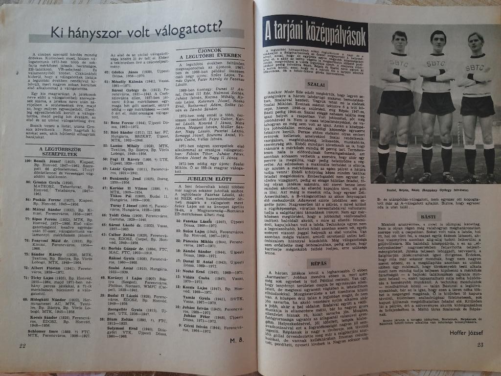 Журнал ЛабдаругашВенгрия, март 1972 4