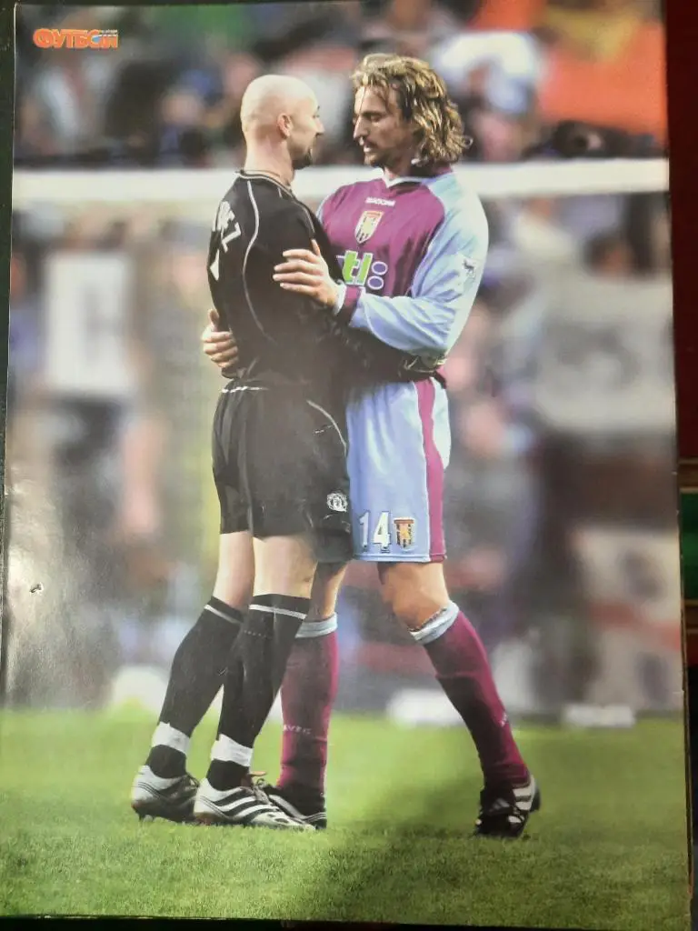 еженедельник Футбол #1, 2001. Ди Канио,Саморано,Жинола и Бартез. 2