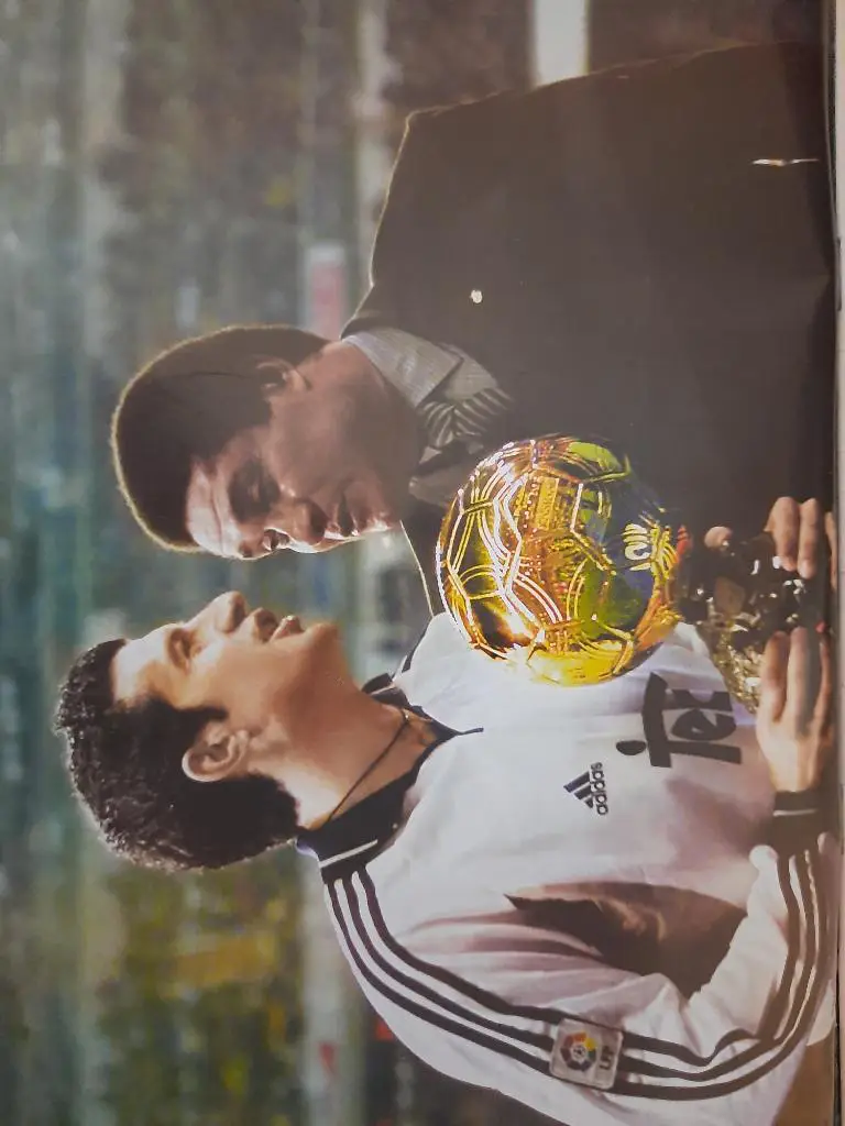 еженедельник Футбол #3, 2001. Кэмпбелл,Фиго и Эйсебио,Анхел. 1