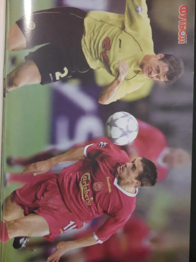 еженедельник Футбол #39 2001, Ващук,Вернс и Оуэн,Трезеге и Салас. 1