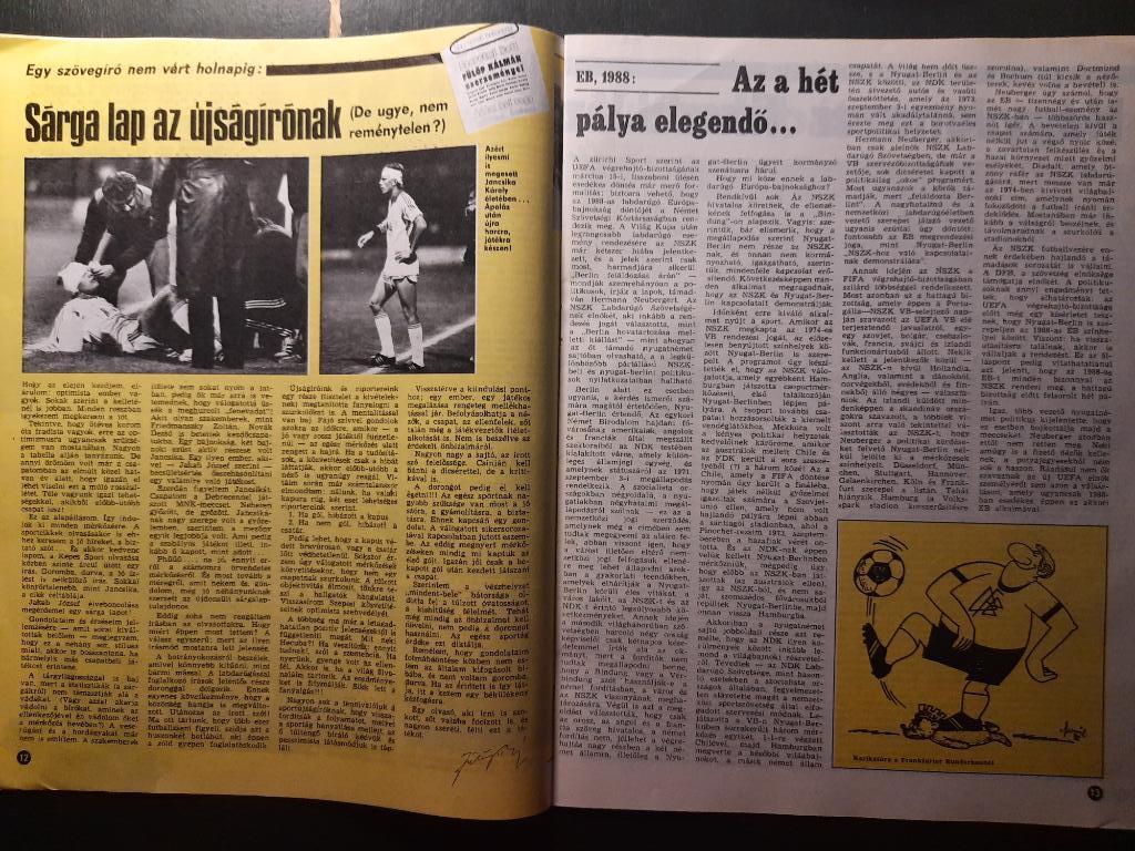 Журнал Кепеш спорт Венгрия, #10 1985г. 1