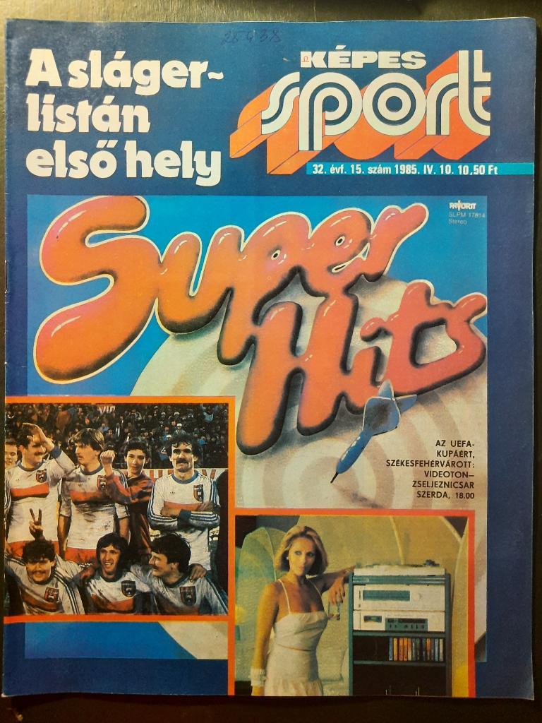 Журнал Кепеш спорт Венгрия, #15 1985г.