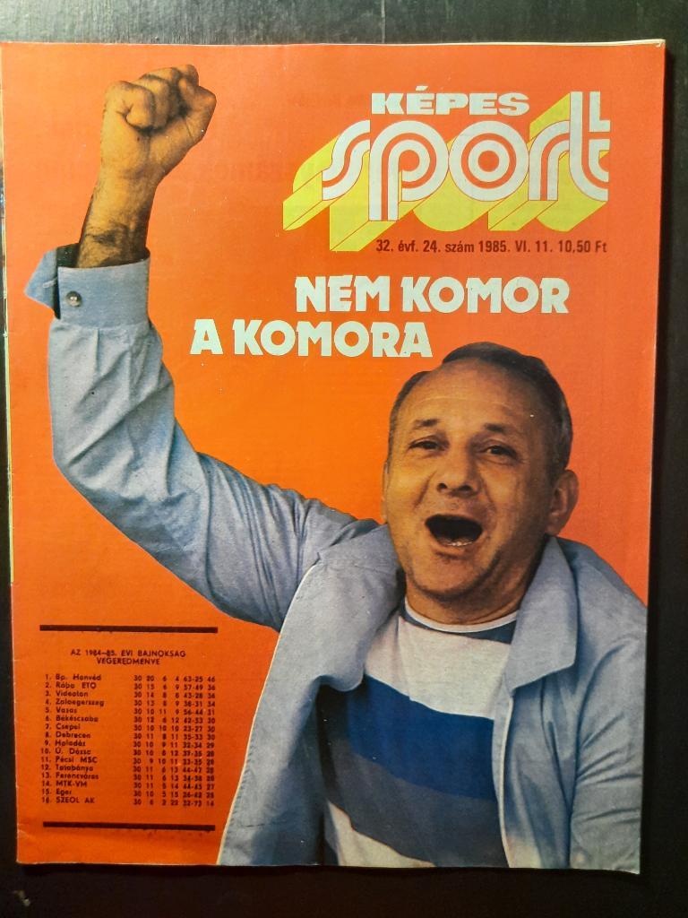 Журнал Кепеш спорт Венгрия, #24 1985г.