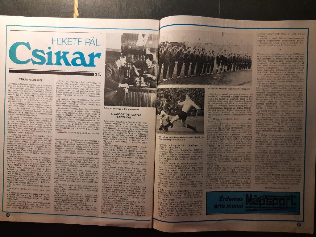 Журнал Кепеш спорт Венгрия, #24 1985г. 3