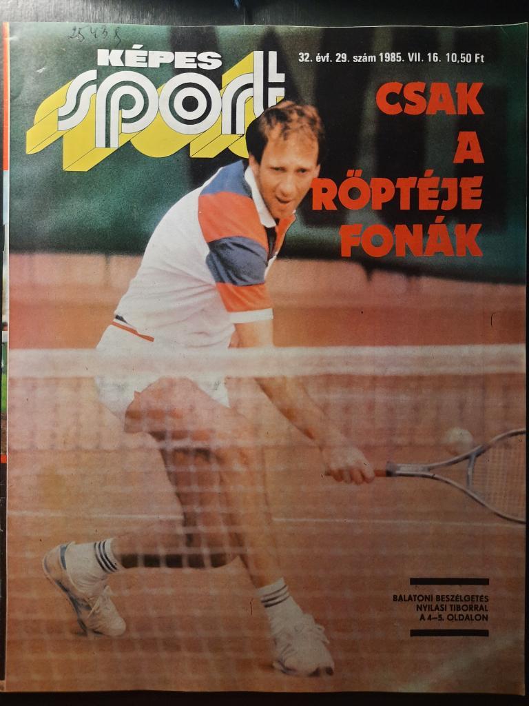 Журнал Кепеш спорт Венгрия, #29 1985г.