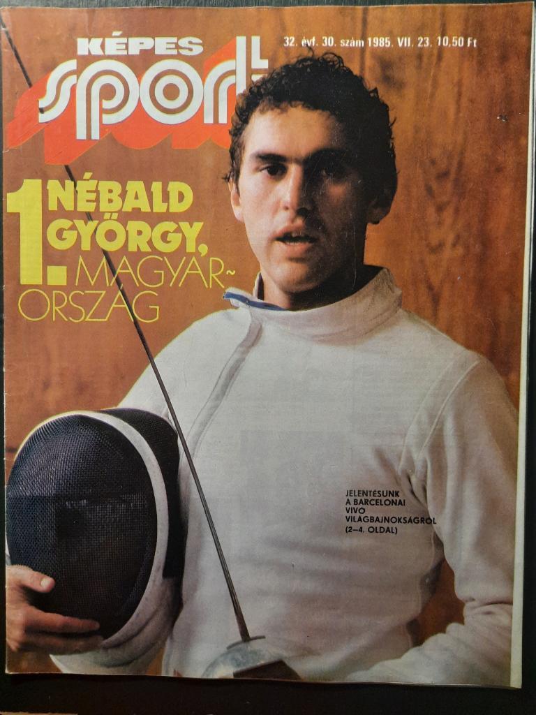 Журнал Кепеш спорт Венгрия, #30 1985г.